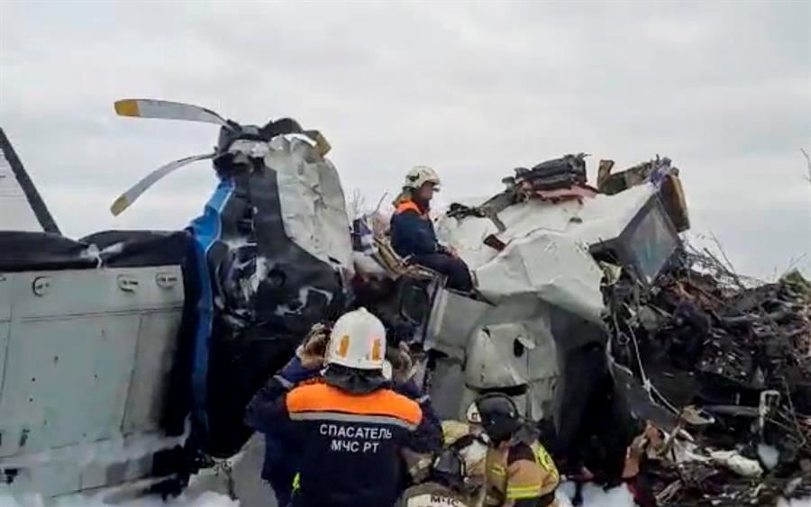 Accidente aéreo en Rusia