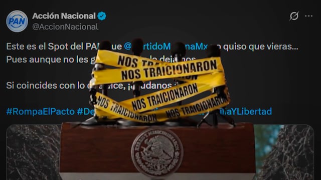 PAN comparte spot contra Morena