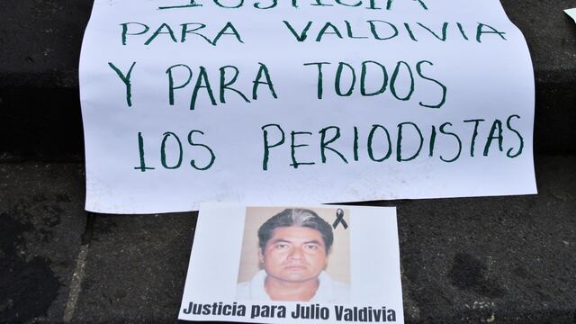 Protesta por Julio Valdivia