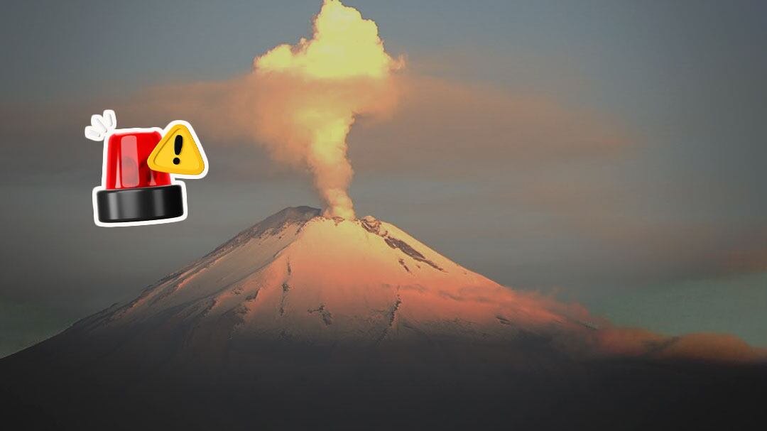 Volcán Popocatépetl: alerta por caída de ceniza en Milpa Alta y Tlalpan