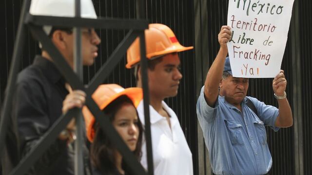 Protesta contra el fracking