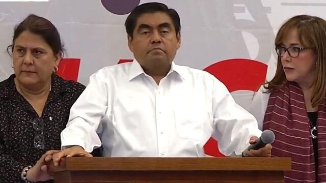 Luis Miguel Barbosa, virtual ganador de la contienda extraordinaria.