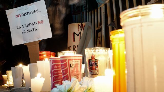 Protesta de periodistas