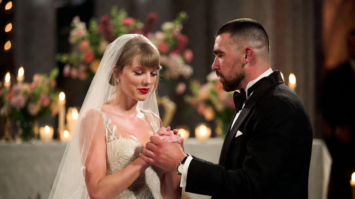El pastel y los dulces que delataron la boda de Taylor Swift y Travis Kelce