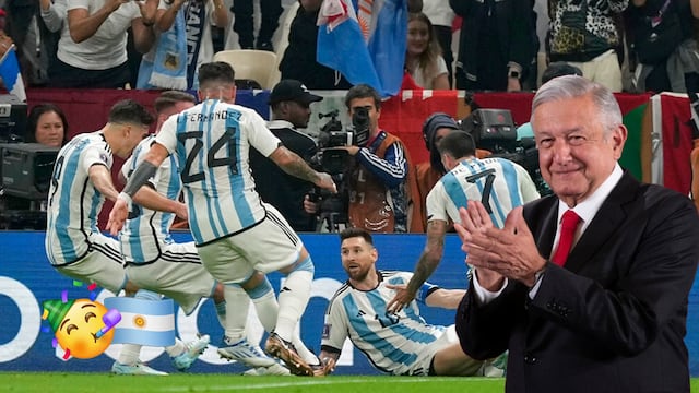 AMLO felicita a Argentina por triunfo en el Mundial de Qatar 2022