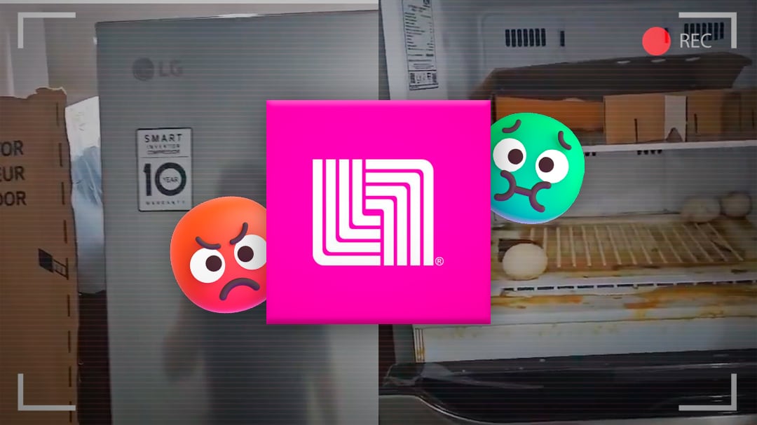 Liverpool entrega refrigerador LG nuevo con huevos podridos en el congelador; piden intervención de Profeco