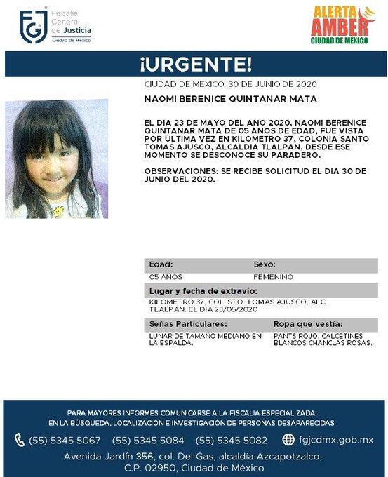 Ficha de búsqueda de Naomi.