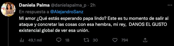 Fan pide a Alejandro Sanz que salga con Shakira