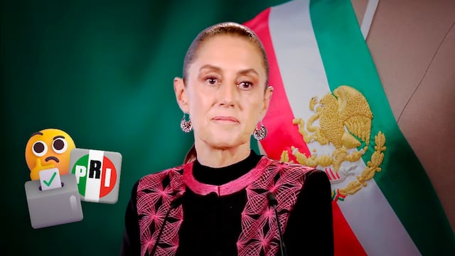 Sheinbaum pone en duda que el PRI pueda volver a la Presidencia de México