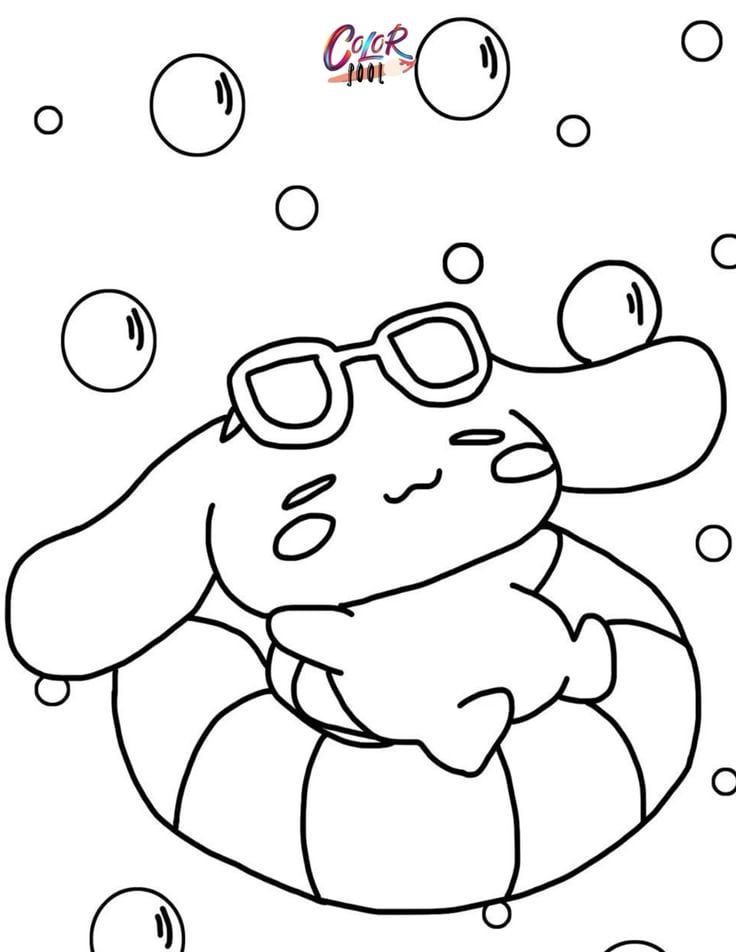 Dibujos de Cinnamoroll para colorear