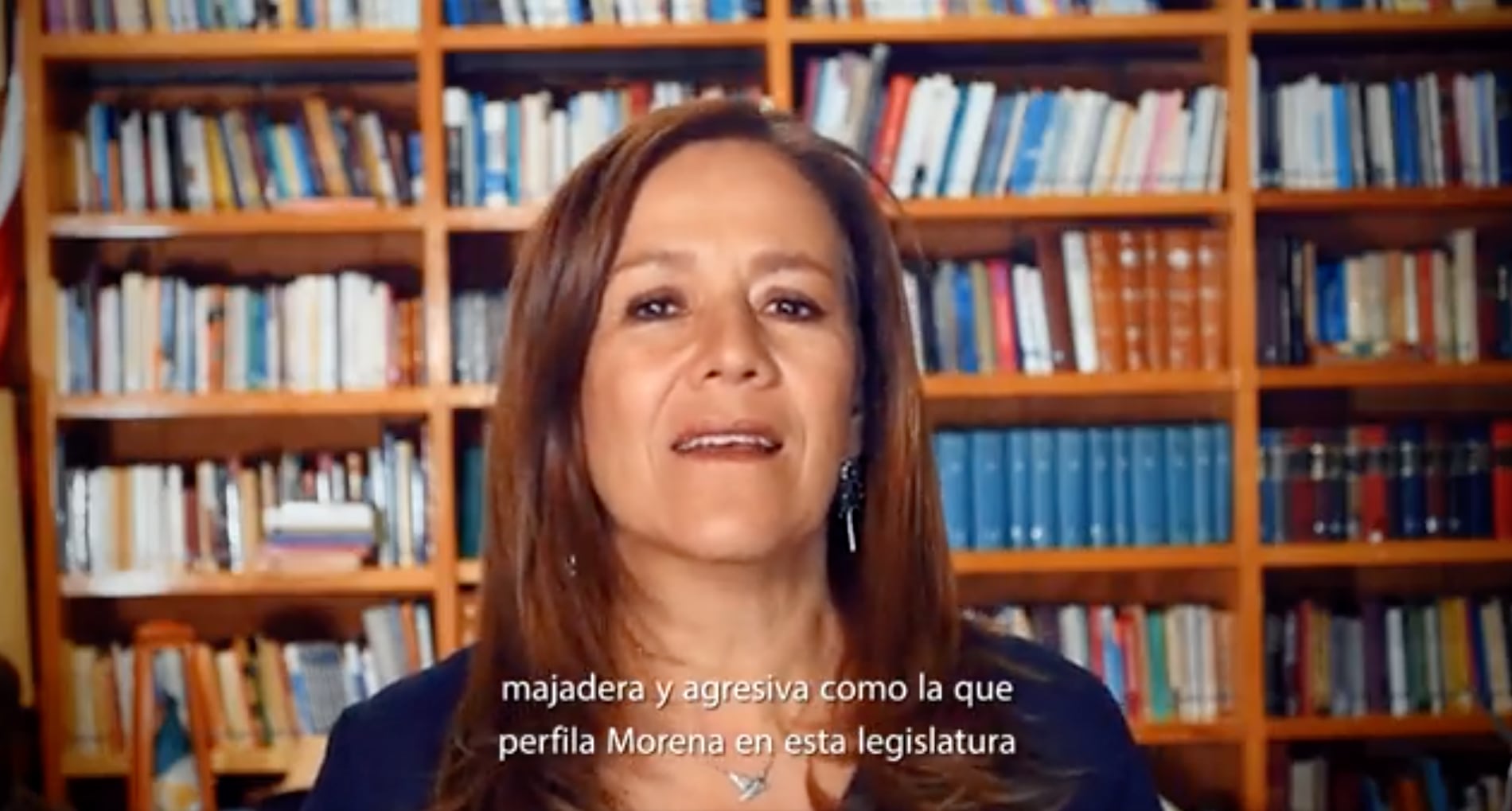 Captura de video donde Margarita Zavala que acusa a Morena de no escuchar en la discusión del PEF 2022/@Mzavalagc