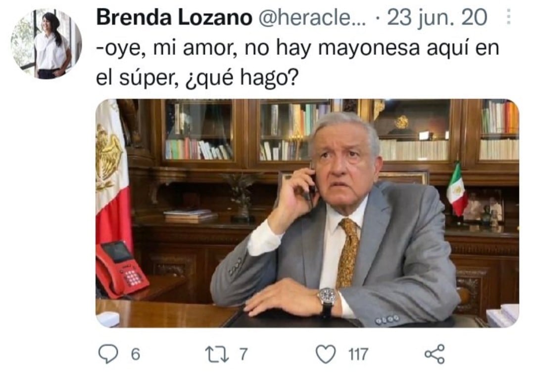 Tuit de Brenda Lozano