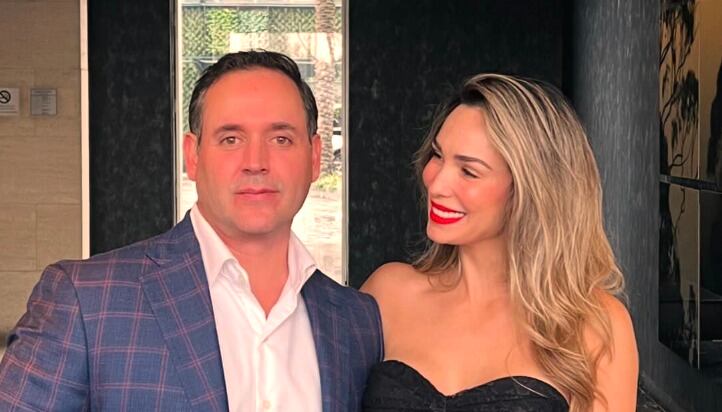 Charito Ruiz y su novio, Juan Beltrán del Río