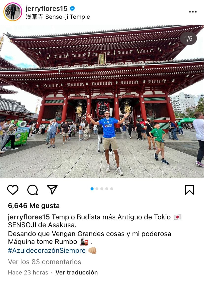 Jerry Flores, ex futbolista de Cruz Azul.