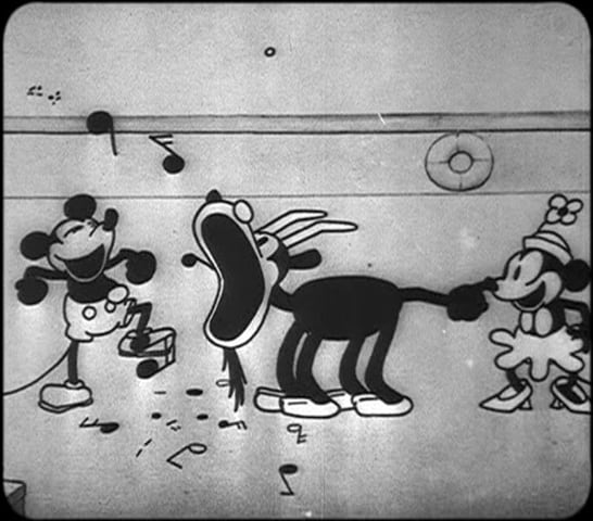 Mickey Mouse en Steamboat Willie