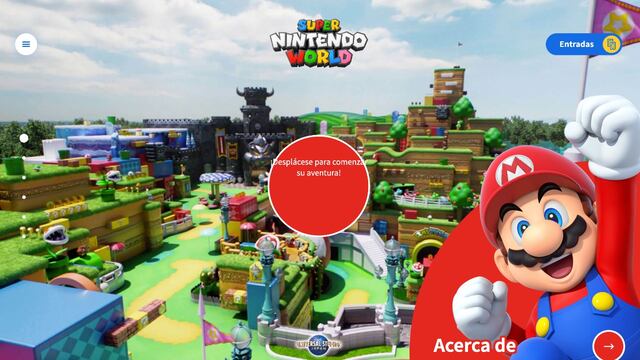 Página Super Nintendo World