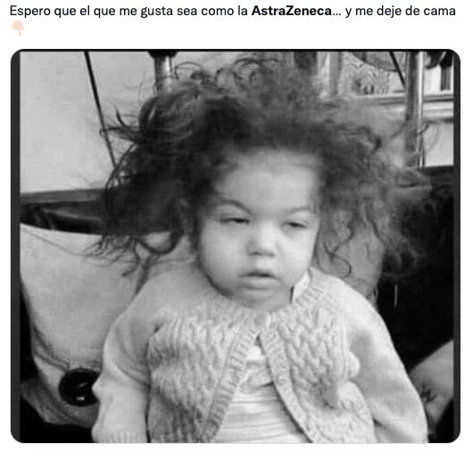 Memes del refuerzo de la vacuna AstraZeneca