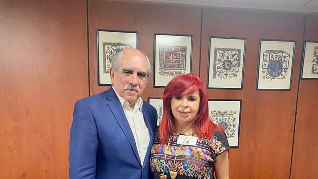 Layda Sansores y Pablo Gómez