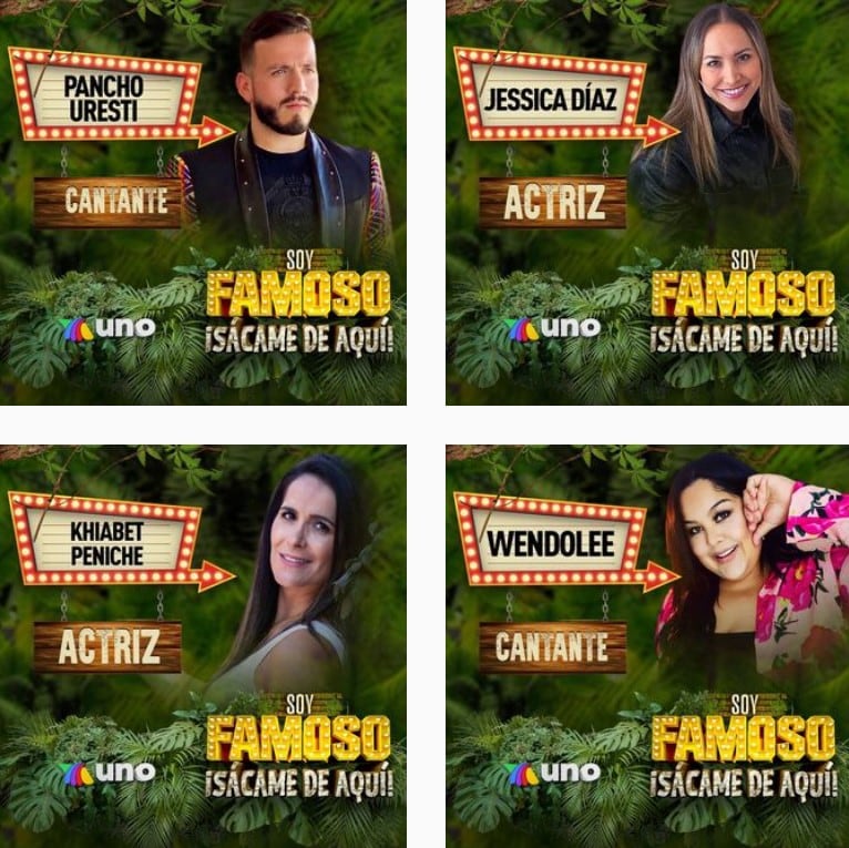 Concursantes de 'Soy Famoso, ¡Sácame de Aquí!'