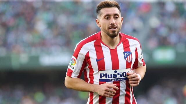 Hector Herrera en un partido con el Atleti