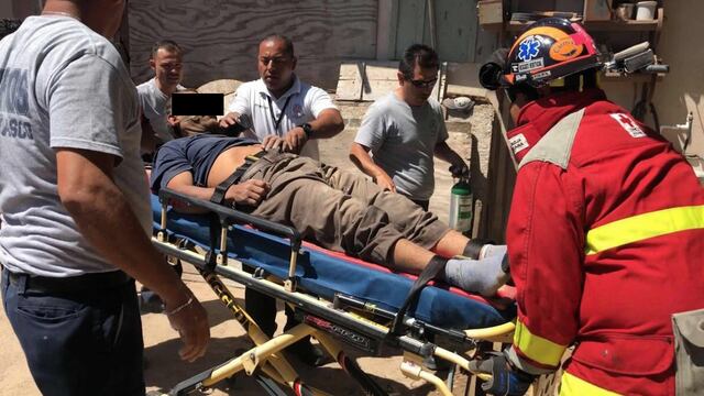 Hombre atrapado en el túnel