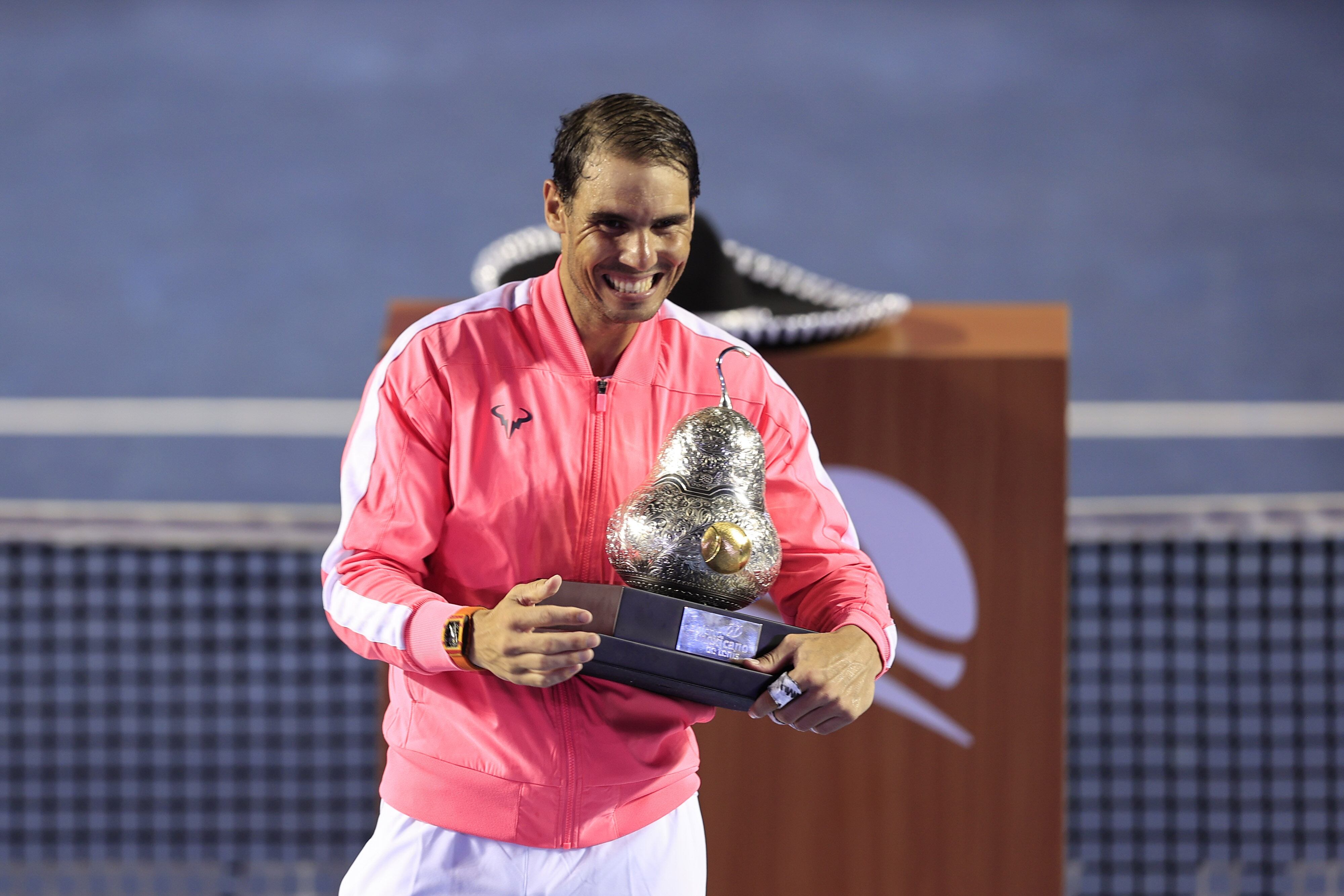 Rafael Nadal en el Abierto Mexicano de Tenis