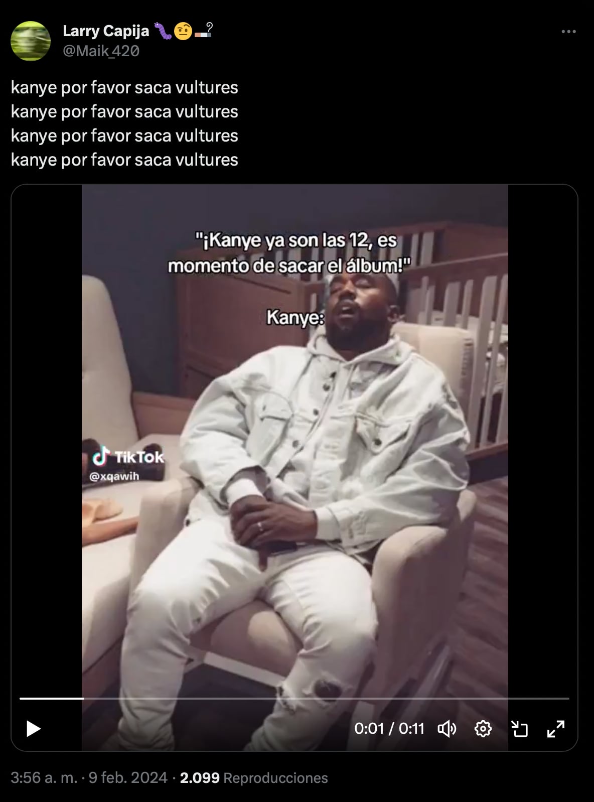 Los memes de Kanye West dejando como payasos a sus fans que esperaban el lanzamiento de Vultures