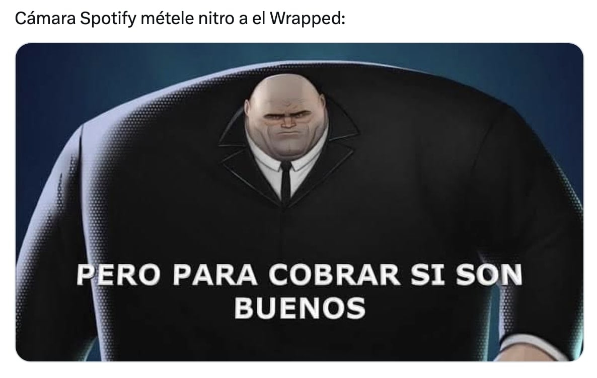 Memes del Spotify Wrapped 2025