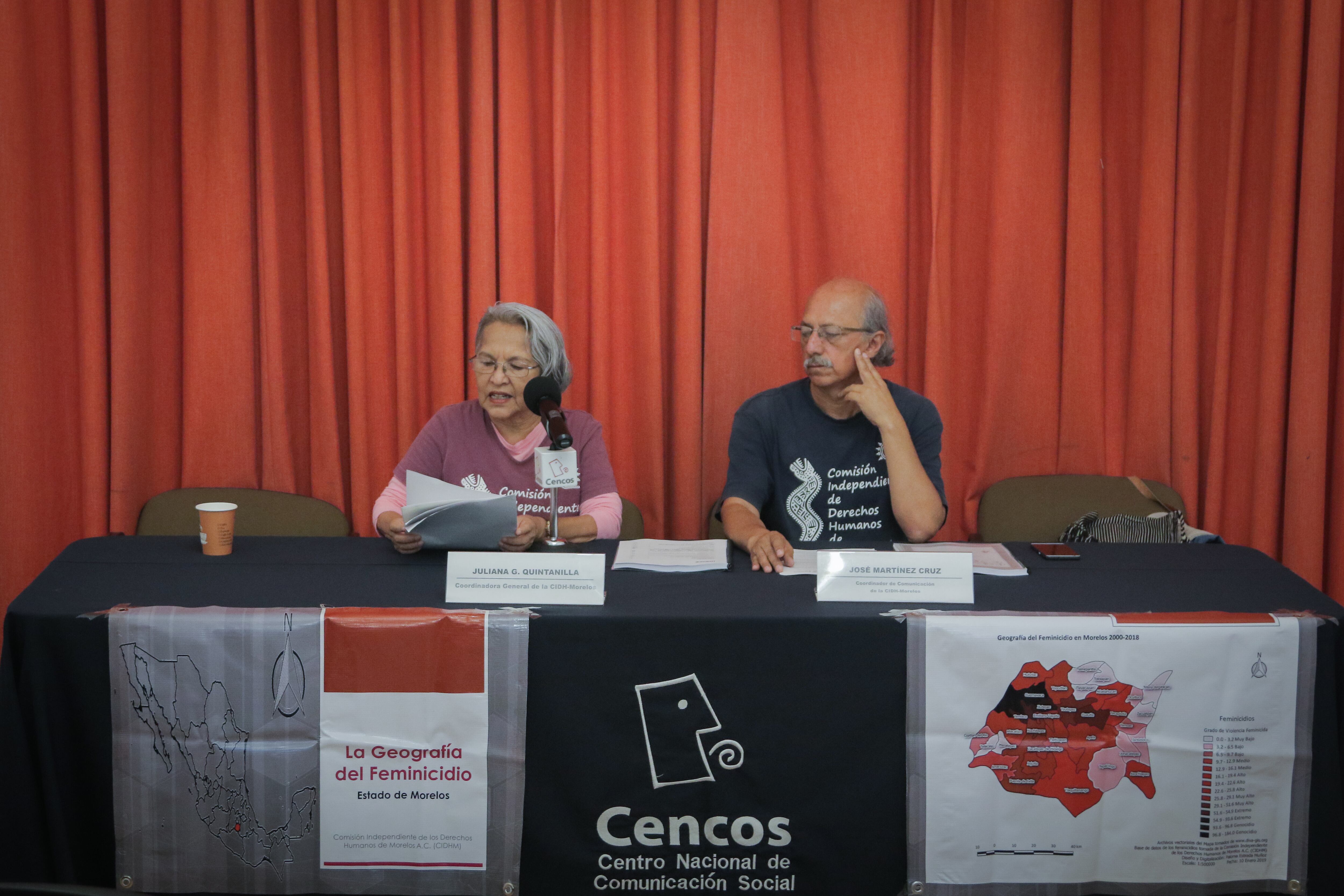 Conferencia Alerta de Género en Morelos.