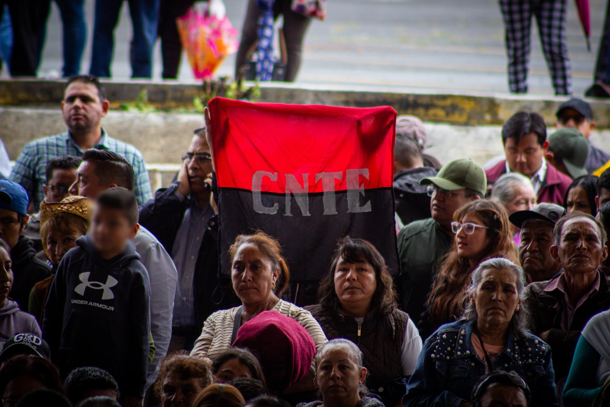 CNTE apareció en evento de Salud Casa por Casa de Claudia Sheinbaum en Hidalgo