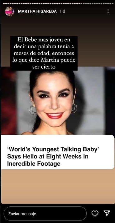 Prueban que Martha Higareda dice la verdad
