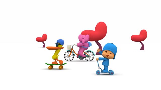 Pocoyó por Día Nacional de la Bicicleta Eléctrica