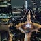 CDMX ilumina monumentos por vacunación del 100 por ciento