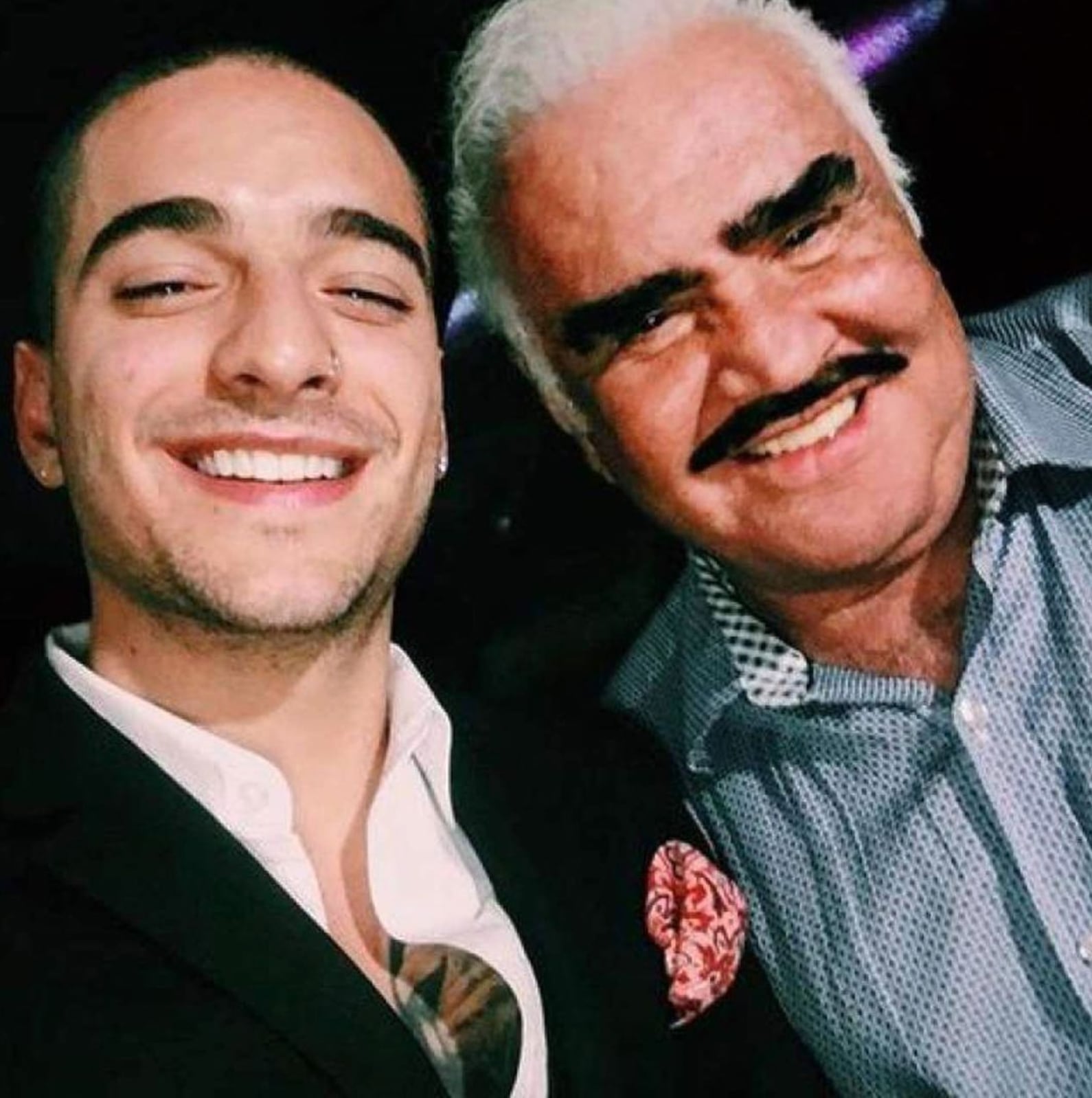 Maluma y Vicente Fernández
