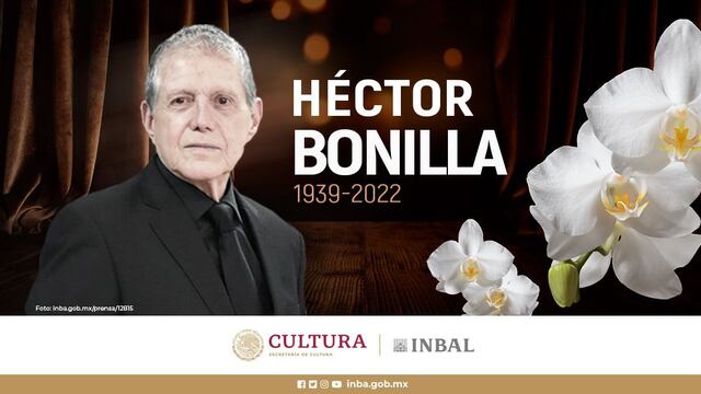 Héctor Bonilla tendrá homenaje en el Palacio de Bellas Artes; te decimos cómo asistir