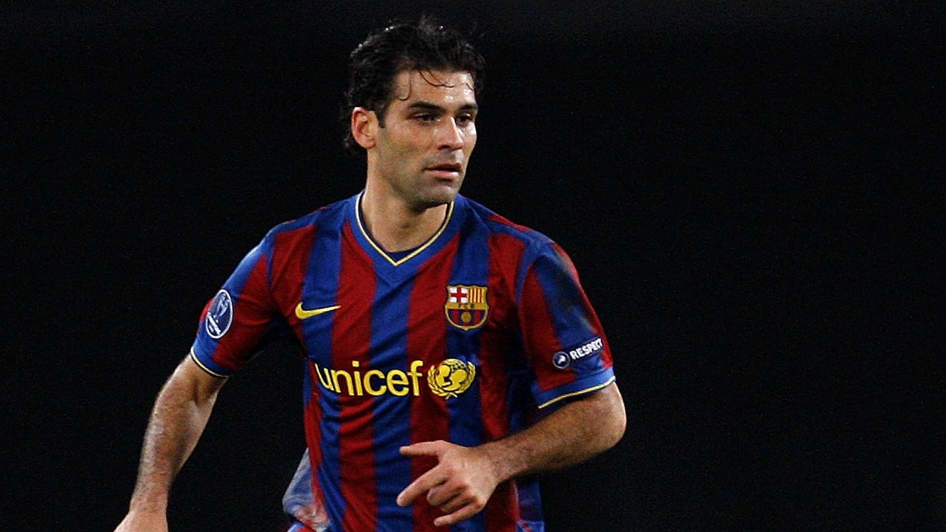 Rafa Márquez con el FC Barcelona
