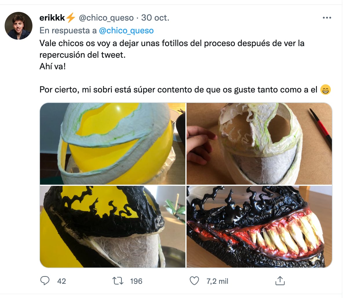 Disfraz de Venom se haace viral