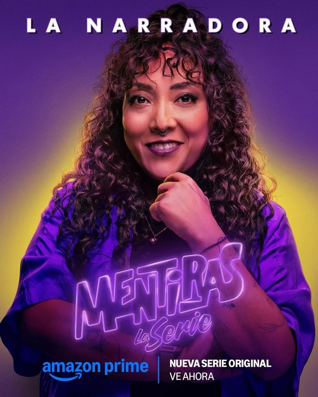 Michelle Rodríguez es la narradora en Mentiras, La Serie.