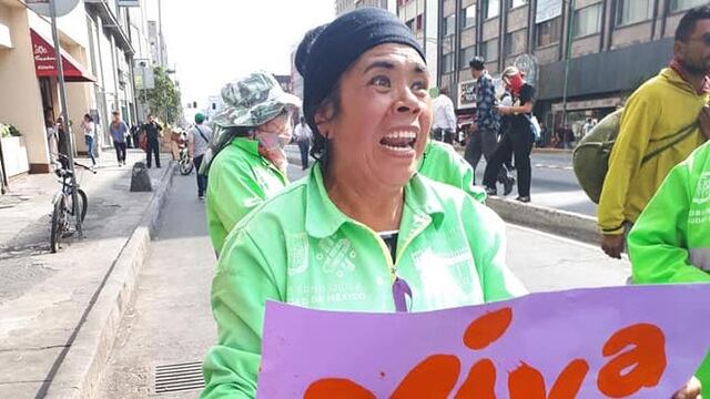 Trabajadora de limpia