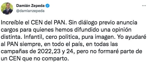 Tuit de panista