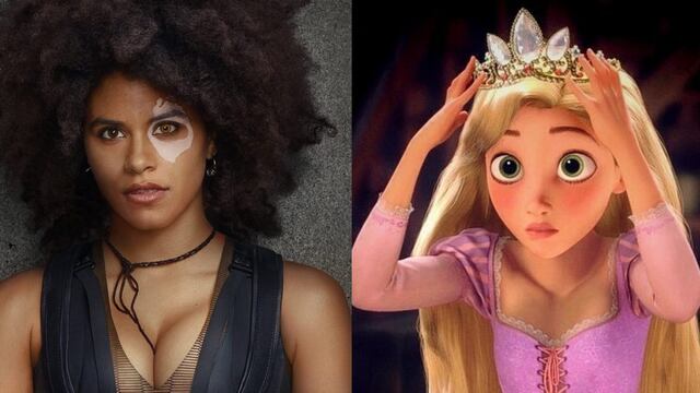 Zazie Beetz y Rapunzel