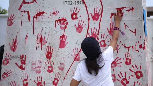 Movilización por el feminicidio de Claudia Tacoronte Aguilera, estudiante del Instituto de Ciencias de la Educación de la Universidad Autónoma del Estado de Morelos