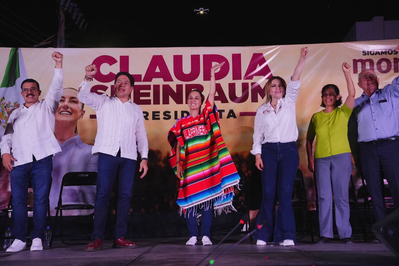 Claudia Sheinbaum, en Autlán, Jalisco