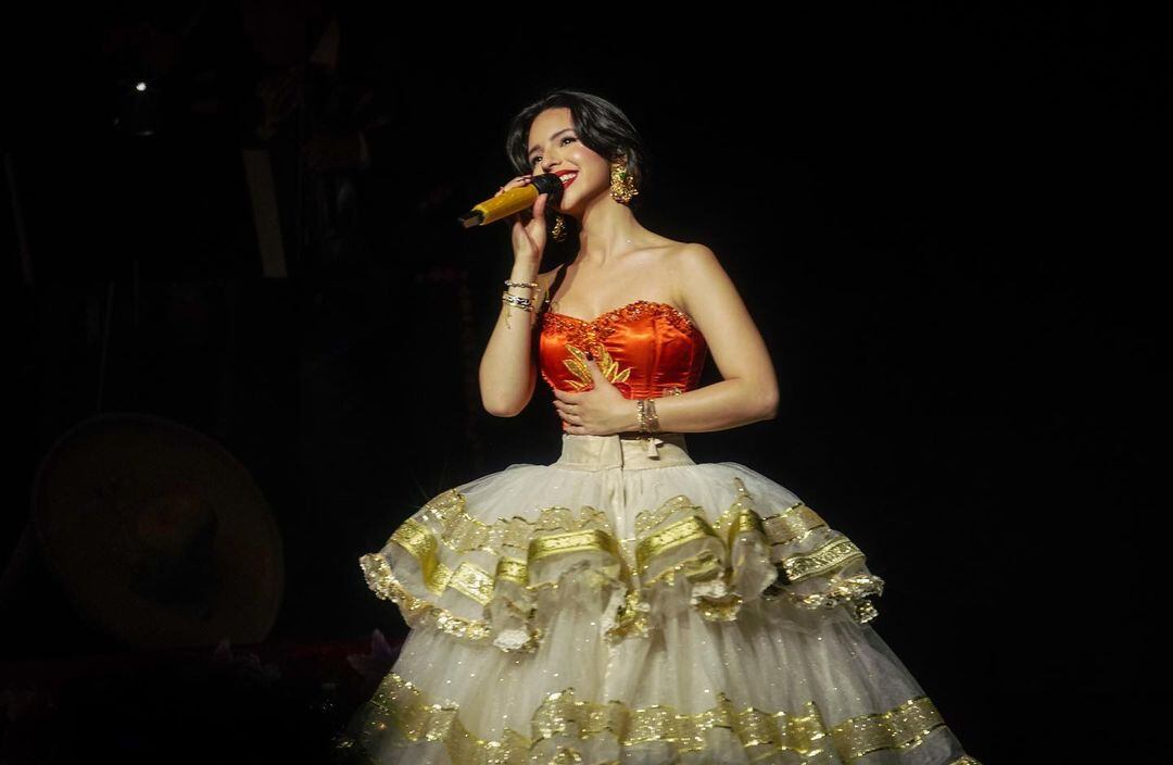 Ángela Aguilar en concierto