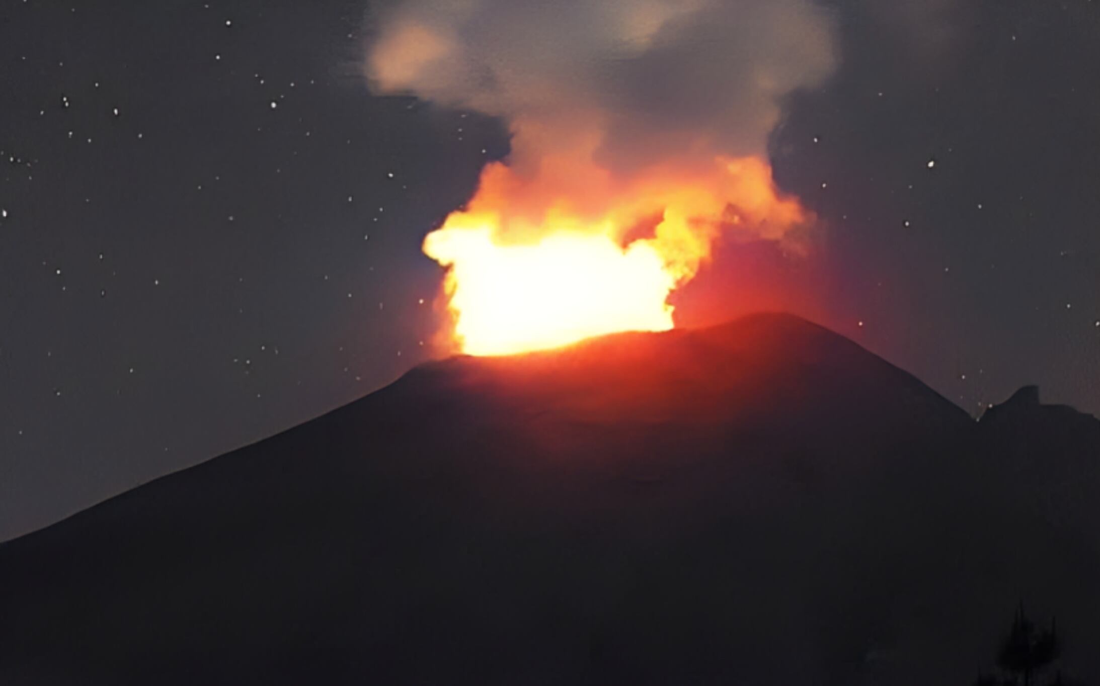 Volcán Popocatépetl el 14 de mayo