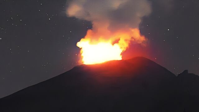 Volcán Popocatépetl el 14 de mayo