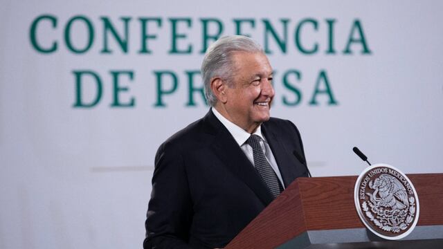 AMLO en la conferencia mañanera