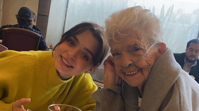 Macarena García y su abuela, Anabel Gutiérrez