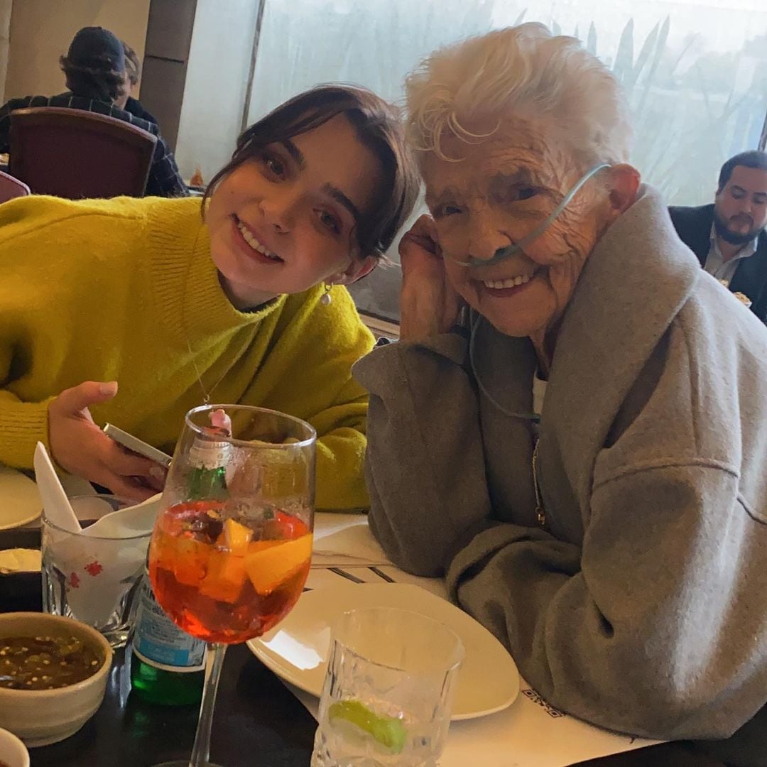 Macarena García y su abuela, Anabel Gutiérrez