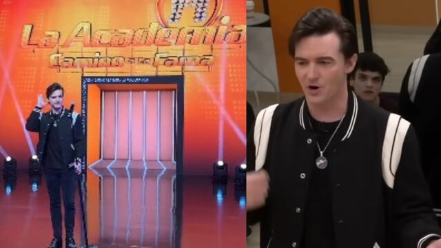Drake Bell llega a La Academia 2024 a cantar y compartir con los alumnos.